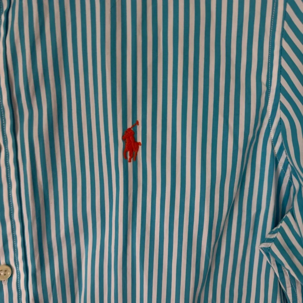 Ralph Lauren Blue Striped women’s Classic Fit
Blouse Shirt used once - Picture 8 of 11